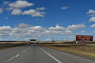I-25 and I-80 are part of long distance routes to Yellowstone and Grand Teton National Parks.