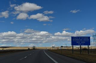 The State of Wyoming Information Center was relocated from College Drive at Exit 7 to the High Plains Road interchange (Exit 4) in 2010. The center features interactive displays of Wyoming&#039;s natural bounty as well as maps, brochures, and restrooms.