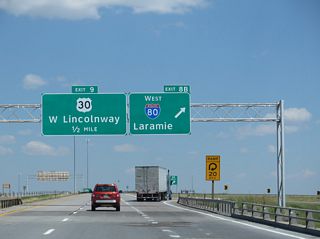 Interstate 80 west connects Cheyenne with the cities along the southern tier of Wyoming, such as Laramie, Rawlins, Rock Springs, Green River and Evanston.