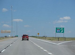 The cloverleaf interchange exit numbering system is even more counterintuitive as the ramp for I-80 west is 10 B instead of 10 D.