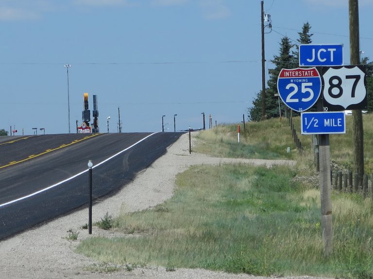 Business Loop I-25 at I-25 south of Cheyenne, Wyoming