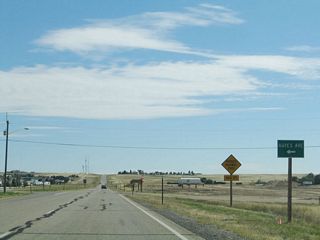 The divided highway lasts for nearly a mile, but it comes to an end as Lincolnway (U.S. 30) approaches Hayes Avenue.