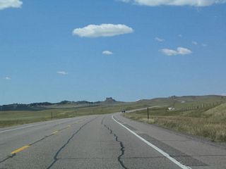 Scenery to the west of U.S. 18-85 is reminiscent of the Black Hills as the highway continues to drive south toward Lusk.