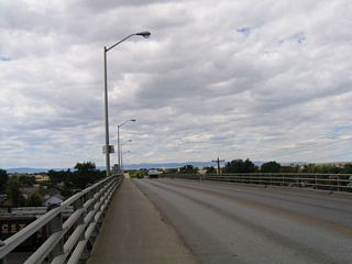Wyoming 130 and Wyoming 230 travel together over the Union Pacific Railroad Viaduct just north of downtown Laramie. The two routes will continue together past the Laramie Territorial Prison, then divide in West Laramie after the Interstate 80 interchange.