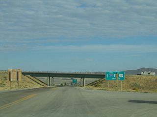 The first ramp of the diamond interchange between Interstate 80, U.S. 30, U.S. 287, Wyoming 130, and Wyoming 230 will connect northbound Wyoming 130 with eastbound Interstate 80 to Elk Mountain and Arlington.