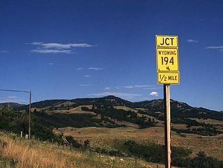 WY-194 spurs 2.81 miles west from WY-193 to the community of Story.