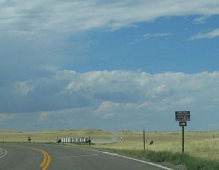 Turn right here to the Lower North Crow Reservoir Access Area.