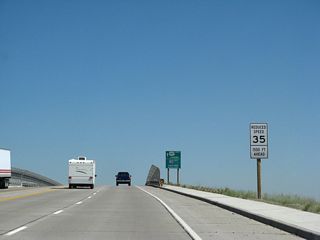 Ascending the grade separation with the Union Pacific Railroad, U.S. 287 will see its speed limit decrease again, this time to 35 miles per hour.