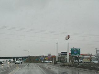 The next major junction along U.S. 287/Third Street is with Interstate 80 west to Rawlins and east to Cheyenne.