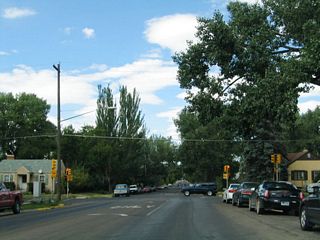 Near the northwestern edge of the University of Wyoming, Ninth Street approaches Lewis Street. Lewis Street forms the northern boundary of the main campus.